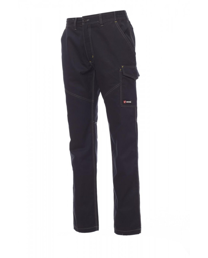 PANTALONE MULTITASCHE BLU 100% COTONE SPECIALIST