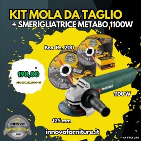 KIT MOLA DA TAGLIO T41 125X1.6 FERRO +